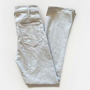 Mother The Hustler Flood‎ Jeans Womens 27 Second Chance Grey High Rise Flare
